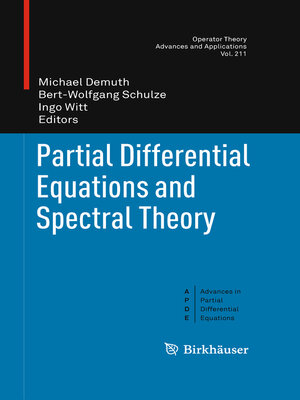 cover image of Partial Differential Equations and Spectral Theory